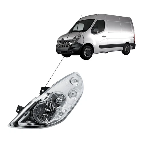 Scheinwerfer Links Motor Elektrische Für 2010-2019 Renault Master Opel Movano - Bild 7 von 9