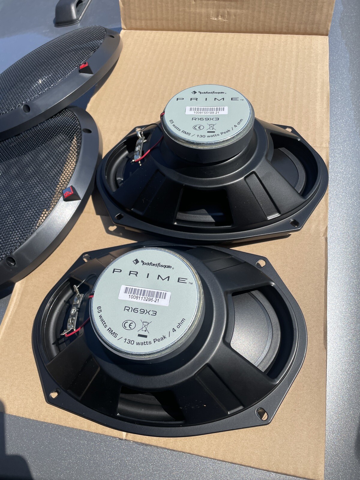 Rockford Fosgate P1694 Full-Range Speaker - Black . 6x9 Car Audio