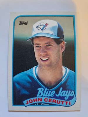 1989 TOPPS JOHN CERUTTI #347 NM