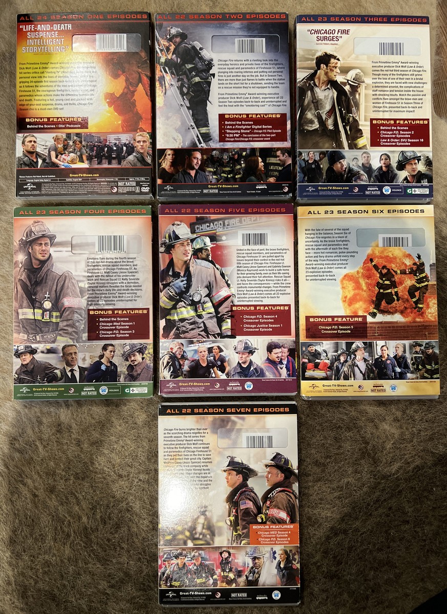 Chicago Fire TV Show Seasons 1-7 DVDs Drama | eBay