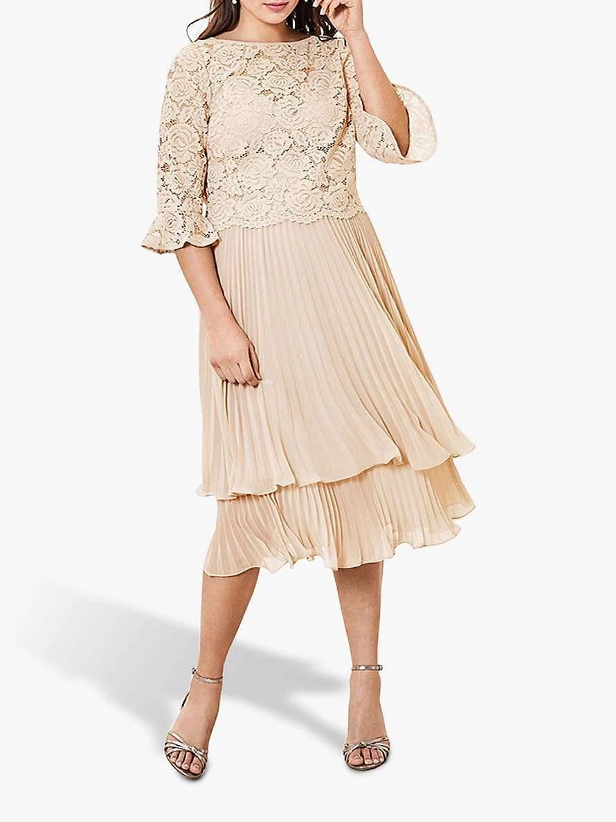 Oasis lace best sale top midi dress