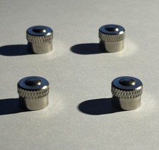 Wheel Valve Dust Caps Kit Set of 4 BM OEM equivalent: 36121120779  BRASS