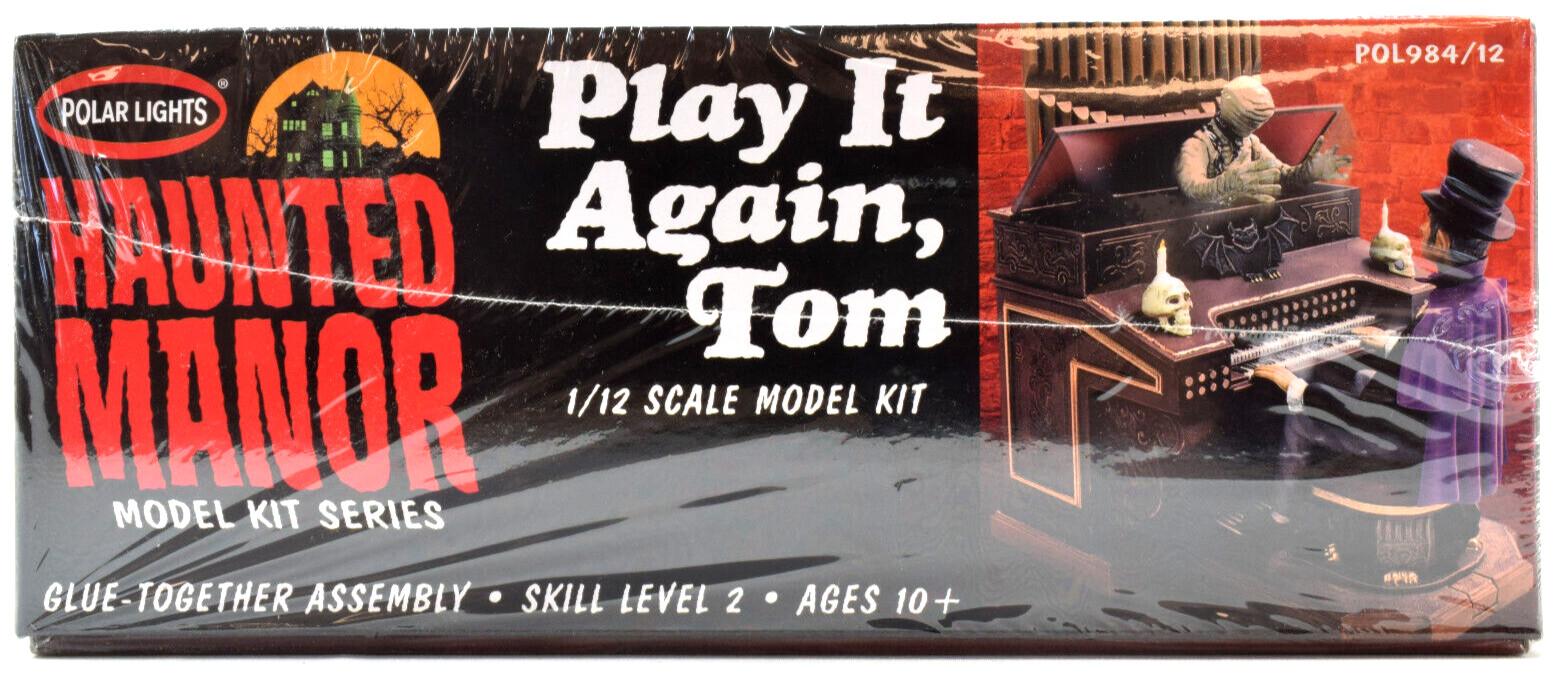 Polar Lights "Haunted Manor" Play It Again Tom 1:12 Scale Plastic Model Kit 984