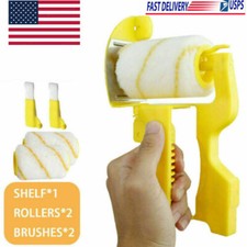 Multifunctional Clean-Cut Paint Edger Roller Brush Safe Tool Wall Corner Ceiling