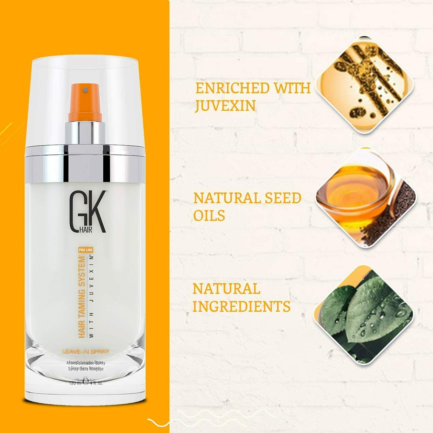 GK HAIR Women Men Leave in Conditioner Spray Swim Protector Sulfate free 4 Fl Oz
