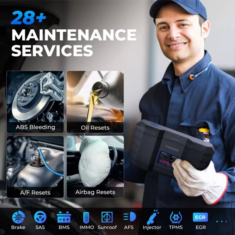 TOPDON AD900BT Key Coding All System Key Programmering Diagnostic Tool 28+ Reset