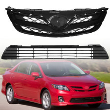 For 2011 2012 2013 Toyota Corolla Ce L Le S Front Upper Lower Bumper Grille Set For 2011 2012 2013 Toyota Corolla Ce L Le S Front Upper Lower Bumper Grille Set