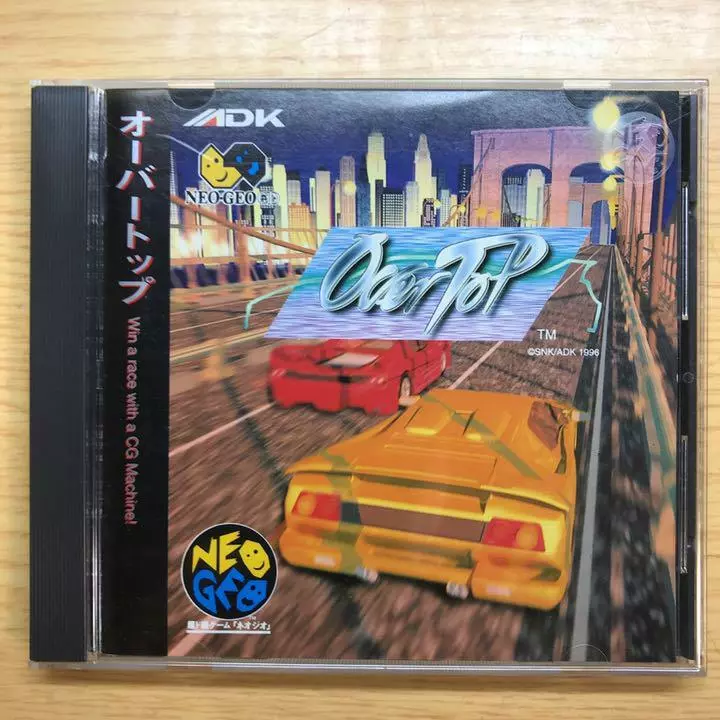 Over Top NeoGeo CD NCD ADK Used Japan Boxed Tested Working Racing Game 1996