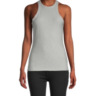 NEW STANDARD JAMES PERSE $85 Heathered Tank Top in Aluminum Size 1 (S)
