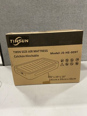 TinSun Twin Size Air Mattress Model: JS-HE-009T