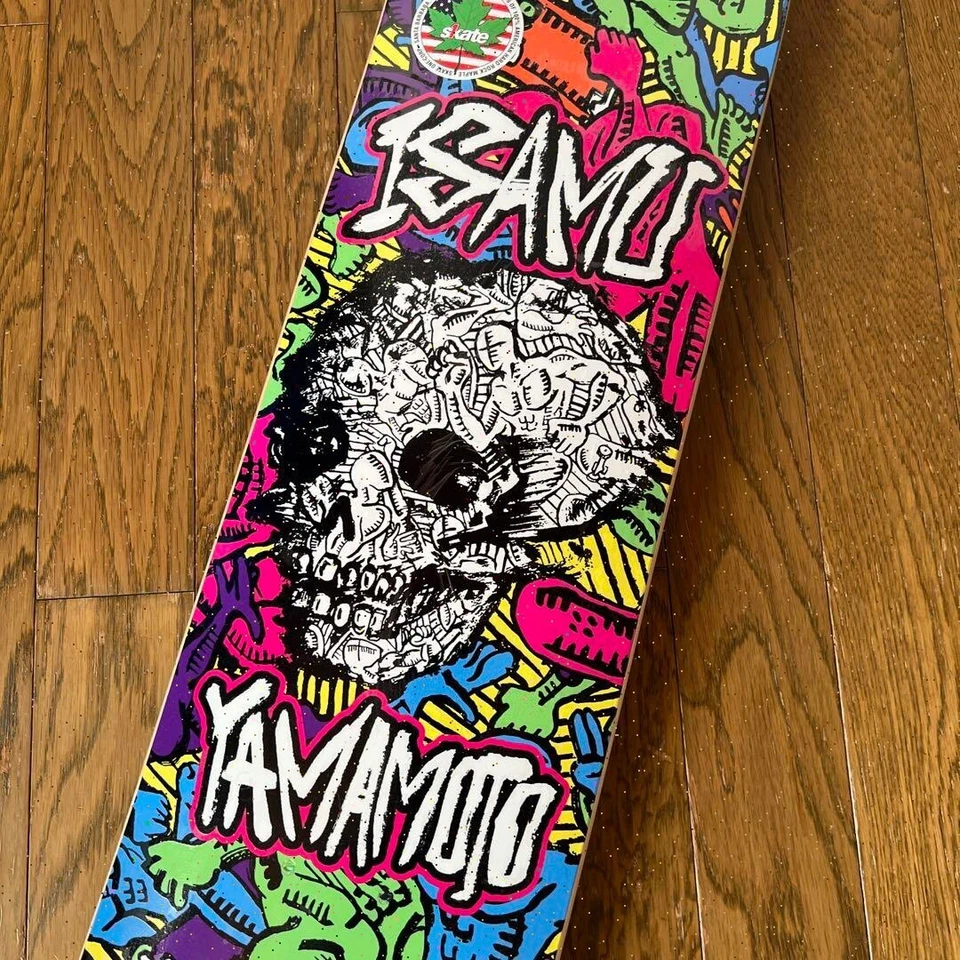 Powell Peralta tabla de skate Isamu Yamamoto 7,75 pulgadas nueva Foto 2 de 4