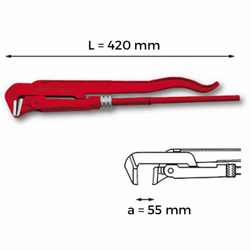 Recensione Giratubi USAG 305 N 1 1/2 Pollici - Ganasce Dritte 90°