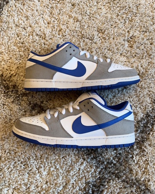 nike sb dunk low matte silver