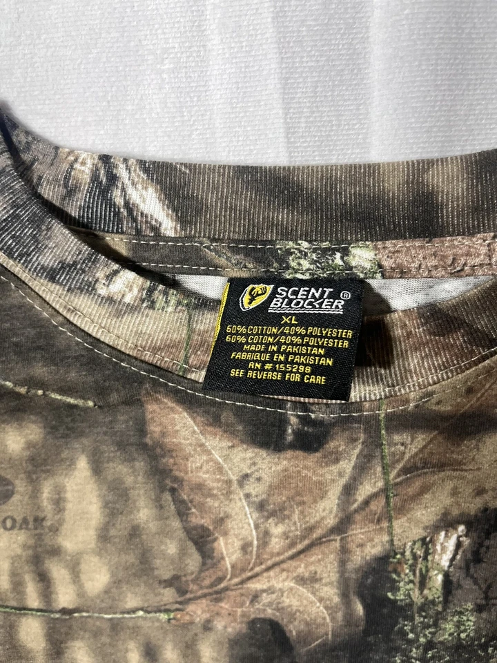 ScentBlocker Mens S/S Shirt Realtree Edge - XL Camo Fused Cotton - Image 2 of 4