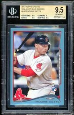 Mookie Betts Rookie Card 2014 Topps Update Wal-Mart Blue Border #US-26 BGS 9.5