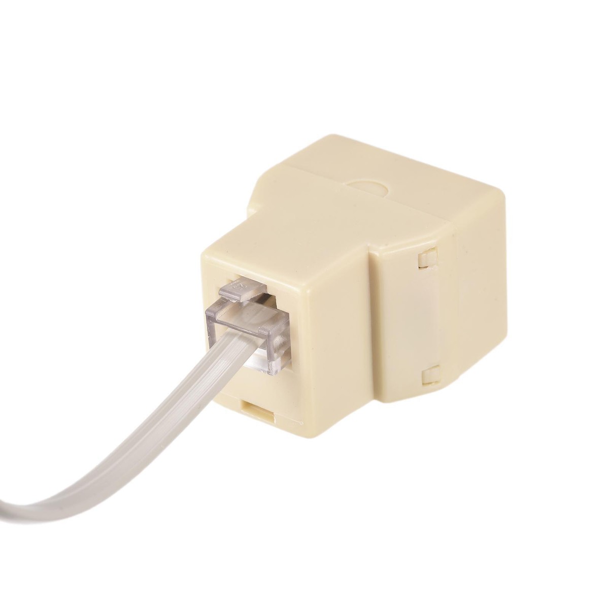 2 Pack Coupleurs Téléphoniques RJ11 6P4C - Adaptateurs Rallonge Ligne Téléphone