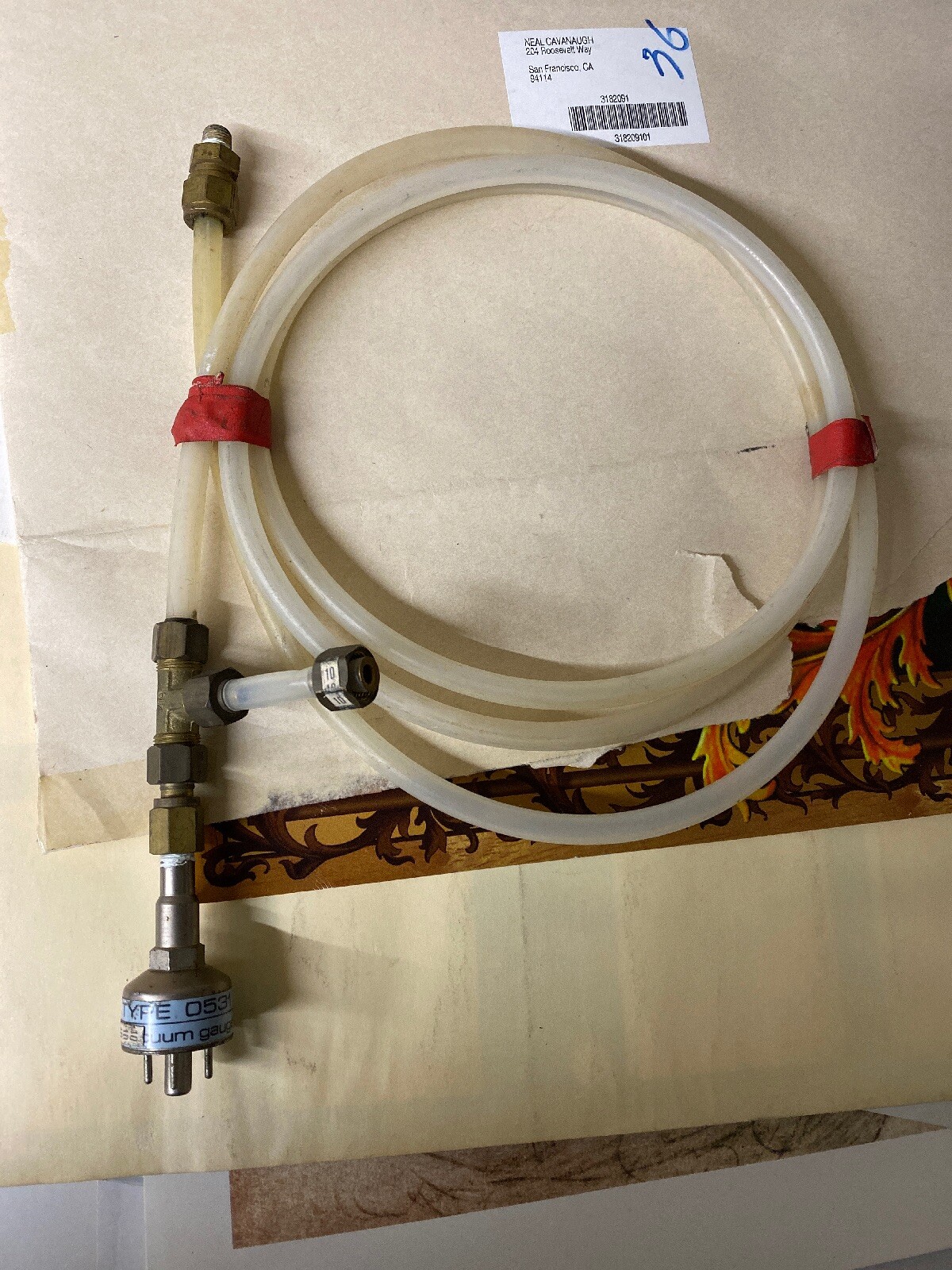 Varian Vacuum Gauge Type 0531 TC Vacuum Gauge eBay