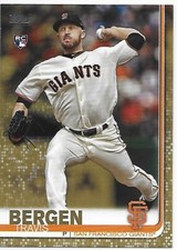 2019 Topps Update Baseball Gold RC Travis Bergen 1935/2019 Giants