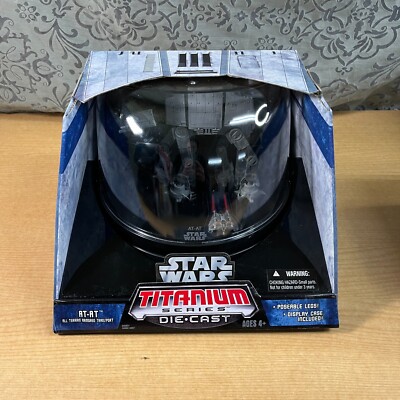 Star Wars Titanium Series AT-AT WALKER DIE CAST Hasbro Galoob 2006 NEW IN BOX