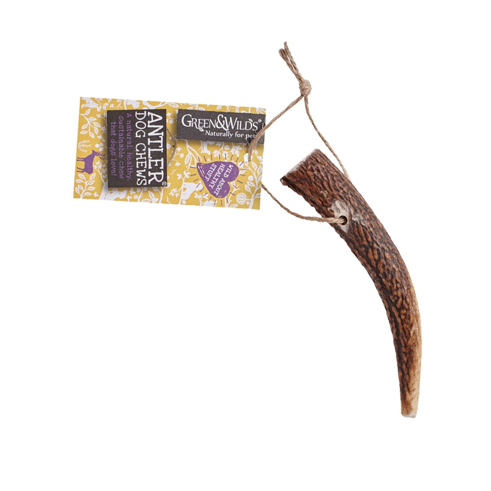 Green & Wilds Original Antler Dog Chew - Small