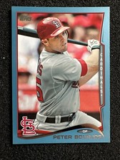 PETER BOURJOS #480 2014 Topps Baseball Wal-Mart Blue St. Louis Cardinals