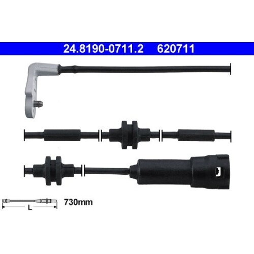 Capteurs D'usure Des Plaquettes De Frein Pour BMW Série 5 E39 - Paire Avant/arrière, Références 34351163066 Etc. - 10