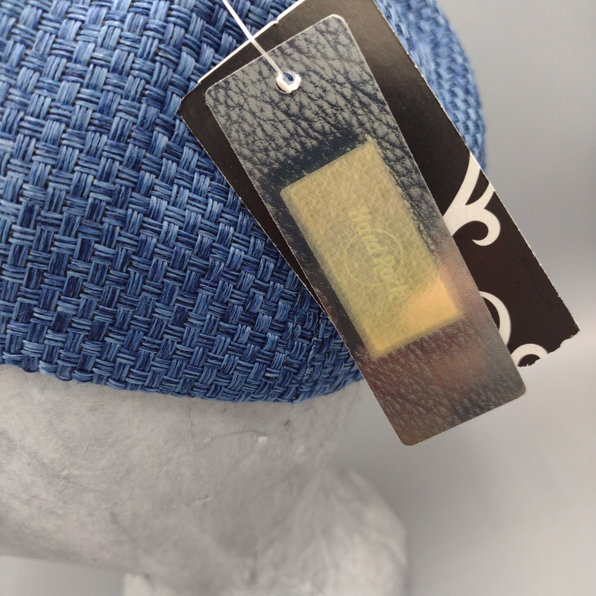 BOSS - Casquette en twill de coton avec patch logoté tissé - Bleu foncé