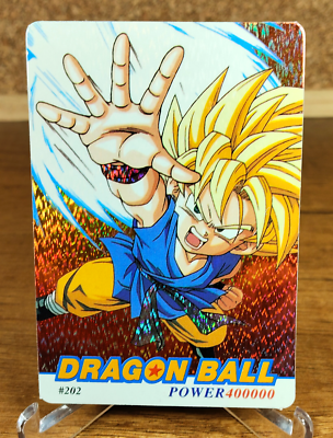 DRAGON BALL Z HOLOGRAPHIC CARD #202 - PERU, YEAR 1994 - 1995 | eBay
