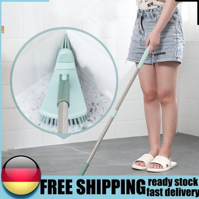 Floor Scrub Brush Triangular Head Tile Tub Scrubber for Bathroom Kitchen Wall