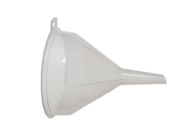 Whitefurze 18cm Quality Clear Plastic Funnel Liquids HomeBrew Winemaking