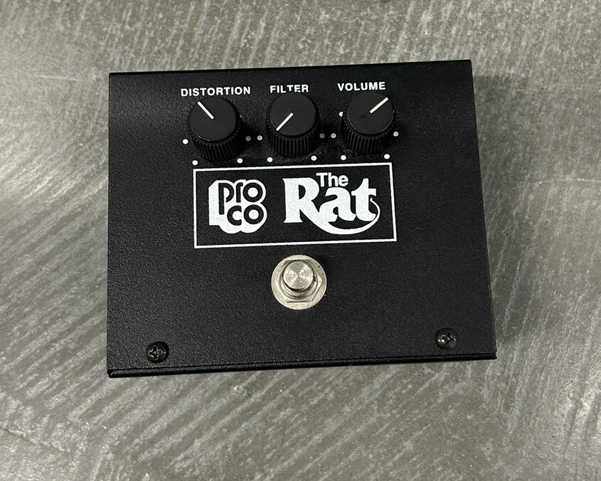 Proco The Rat Big Box 90s Distortion Guitar Pedal Vintage RT Proco The Rat Big Box 90s Distortion Guitar Pedal Vintage RT
