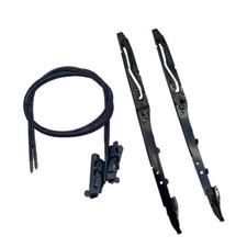 Crew Cab Sunroof Glass Cables+Track Assembly Repair Kit for Ford 2015-2020 F150