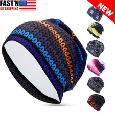 Winter Warm Fleece Beanie Hat Windproof Skull Cap Thermal Ski Cap for Men Women