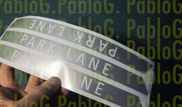 Mini Cooper Park Lane Decal Set Vinyl Stickers Stickers ステッ - Image 3 of 4