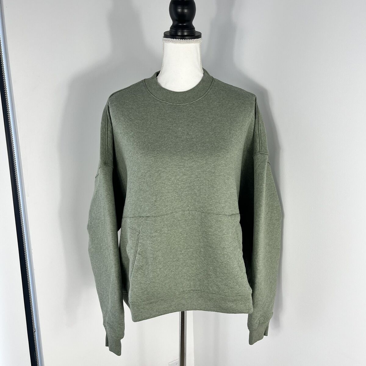 Lunya oversized sweatshirt thermal leggings set size XL green NEW $366