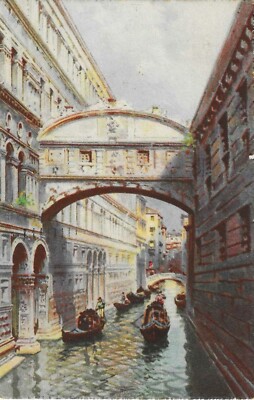 VENICE bridge of sighs year 1923