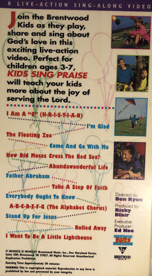 VHSB Kids Sing Praise Volume 3 III Live Action Sing-along Gospel