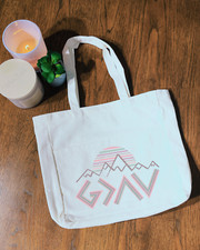Canvas Tote Bag God Is Greater Faith Based