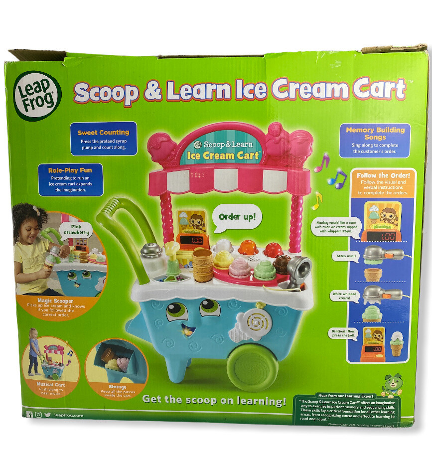 leapfrog ice cream cart accessories