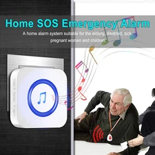 LIKEPAI elderly assistance products,1 Cordless SOS Call Button With 2 receivers