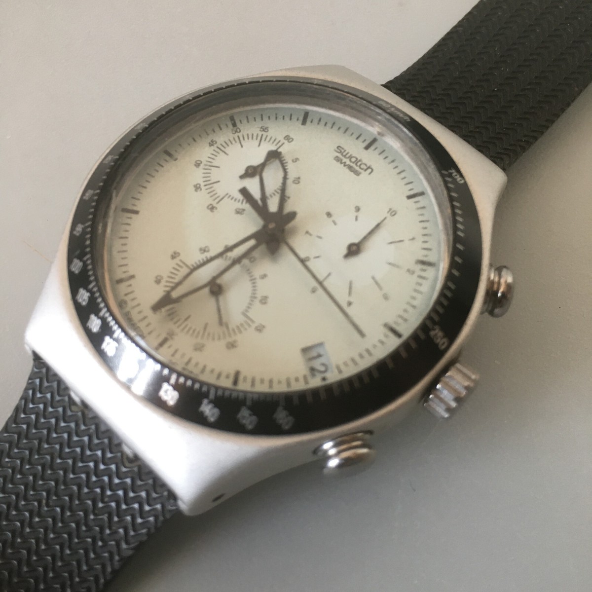 極美品 SWATCH AG1998 IRONY YCS4003 SIBERIAN SWATCH Watch SIBERIAN Irony Chrono YCS4003 1999 Chronograph Swiss