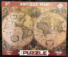 Go Classic Puzzle: Antique Map - 1000 Piece Jigsaw Puzzle - 19 5/8" X 29 1/2"