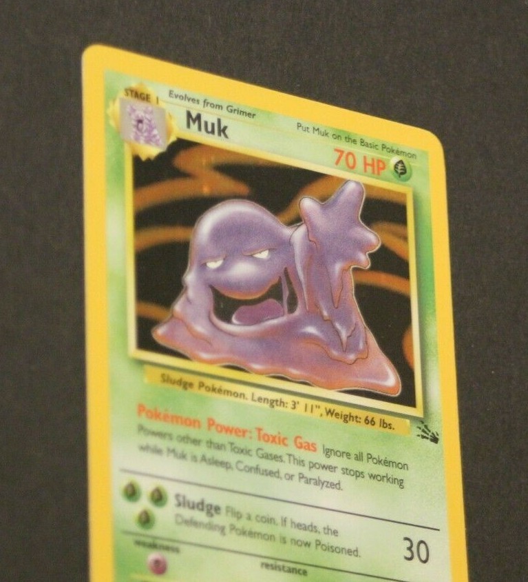 shiny muk pokemon card #89 - Star Holo - Database Set 2024 - NM The Defending Pokemon is now Poisoned Muk (H17) - Holofoil Aquapolis