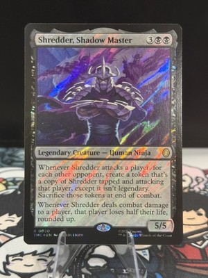 MTG: TMNT - Shredder, Shadow Master (Surge Foil) Commander (TMC) Foil R 0020