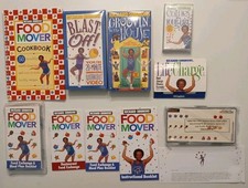 Richard Simmons LOT - Food Mover Kit, Sealed In Box, DVDs Books VHS Cassette