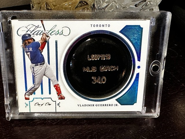 Vladimir Guerrero Jr 2021 Flawless Game Used Bat Knob 1/1 Flawless 1/1 🔥