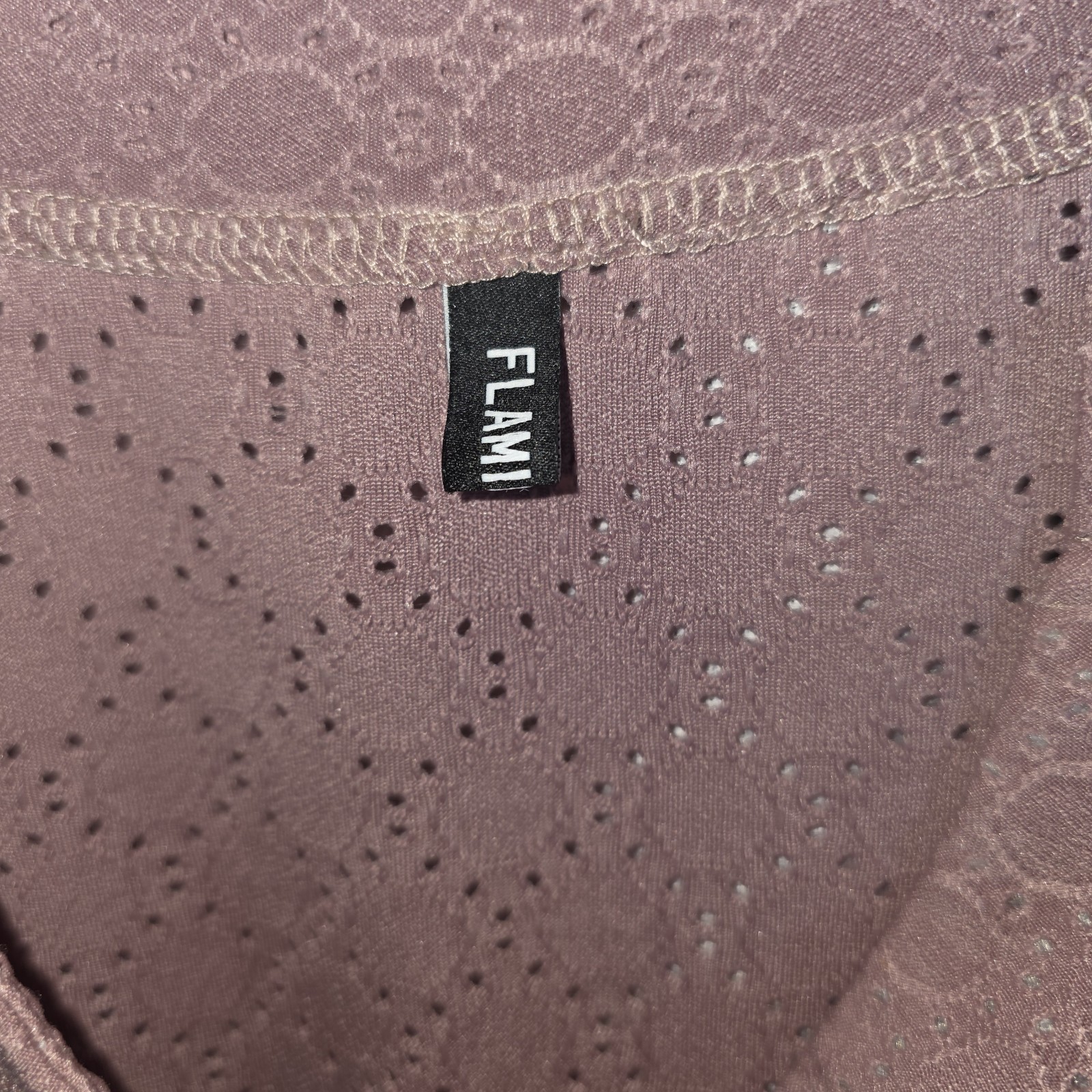 Flamingals Solid  Button Decor V Neck T-Shirt Siz… - image 5