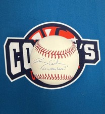Gary Cohen Autographed OML Baseball w/ Its Outta Here Inscription (JSA)