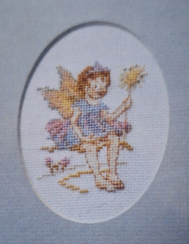 ANCHOR COUNTED CROSS STITCH KIT - STARLIGHT Fairy - 7.5cm x 10cm - NEW - image 2 of 2