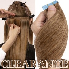 Thick 200g Invisible Tape In Skin Weft 100 Russian Remy Human Hair Extensions
